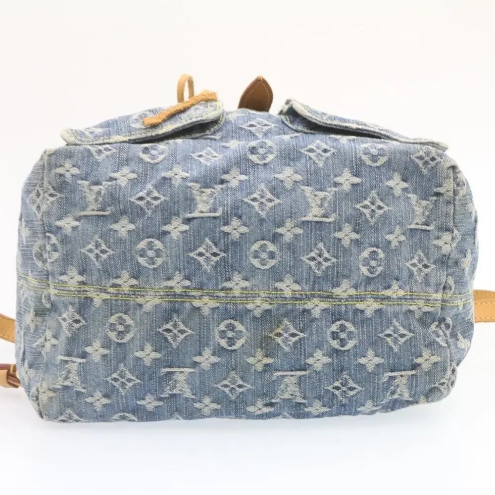Louis Vuitton Monogram Denim Sac A Dos GM Backpack Blue